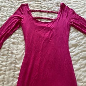 Pink Jersey Dress - XS